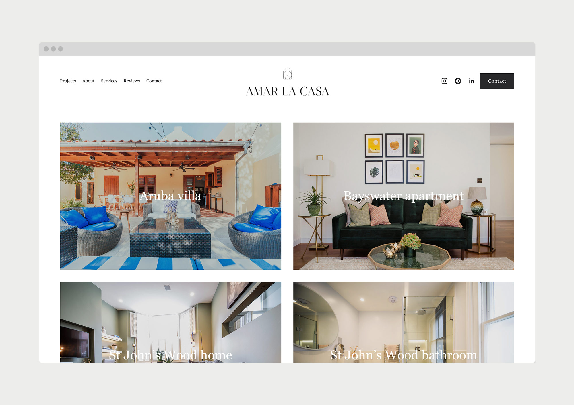 Amar La Casa website